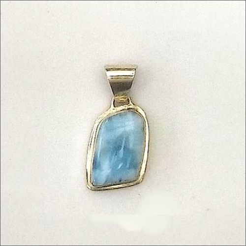 Lovely Freeform Larimar Pendant